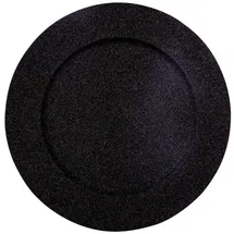 Fééric Lights and Christmas Platzteller Kunststoff Ø 33 cm 1 Stück schwarz