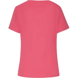 Beachtime T-Shirt mit modischem Schlitz am Saum Jersey rot 32/34