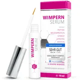 Testsieger 2024: Hormonfreies Wimpernserum 10ml mit Hyaluron, Kollagen, Peptiden, Weizenprotein – Wimpernserum ohne Hormone schützt und kräftigt die Wimpern. Mit Aloe-Vera, Ginseng und Panthenol.