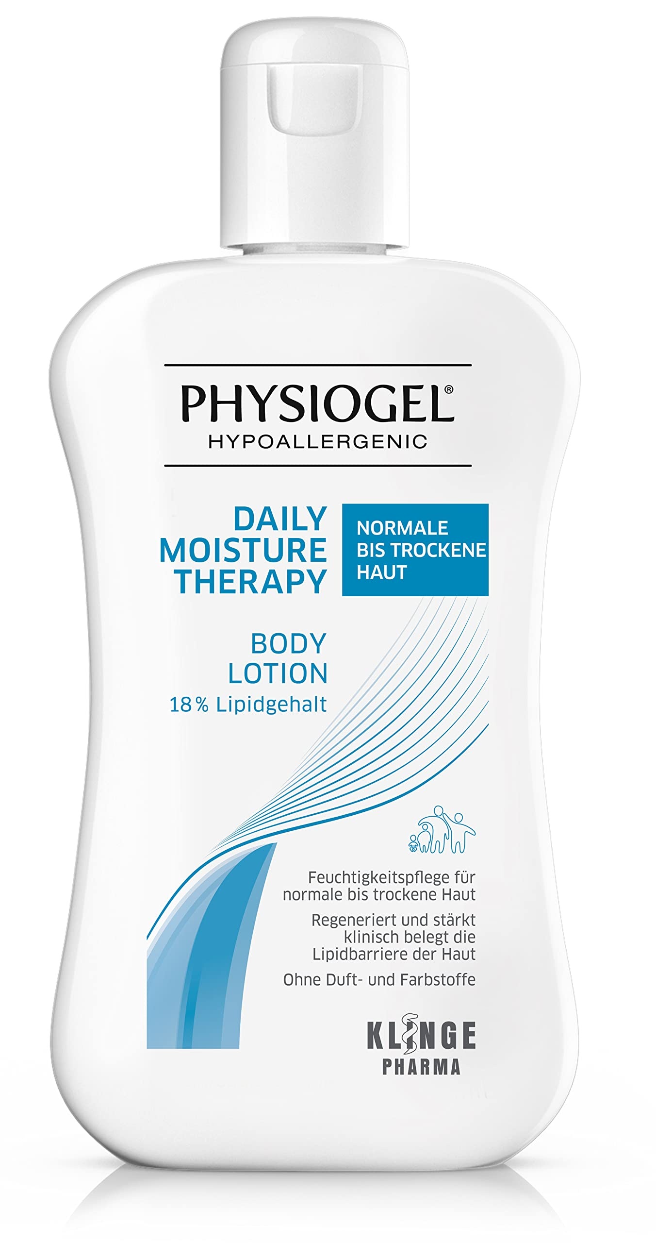 PHYSIOGEL Daily Moisture Therapy Body Lotion 200 ml – feuchtigkeitsspendende Körperlotion für trockene, spannende Haut – regeneriert und repariert die Haut