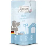 MjAMjAM - Mahlzeit für Welpen, mit Ei MjAMjAM Hund Junior saftiges Hühnchen und