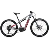 Ghost E-Bike Mountainbike E-ASX 130 Universal AL, 12 Gang SRAM SX Eagle Schaltwerk, Kettenschaltung, Mittelmotor, 750 Wh, Pedelec, Elektrofahrrad für Damen u. Herren, MTB grau 43 cm