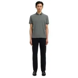 Selected SLHFAVE Zip SS Polo Agave Grün S
