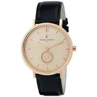 Pierre Cardin Belleville Stripes CBV.1048 Quarzwerk Herren-Armbanduhr