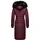 Navahoo Wintermantel "Umay", Damen, Gr. L (40), rot (weinrot), Oberstoff: 100% Polyester, Futter: 100% Polyester, Wattierung: 100% Polyester, Ärmelfutter: 100% Polyester, Kunstpelz: 90% Polyacryl, 10% Polyester, tailliert ca.