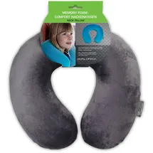 Worldpack Nackenkissen Memory Foam 40 x 80 cm Grau