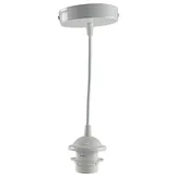 ChiliTec Hängeleuchte mit E27 Fassung, 80cm Kabel - Weiß