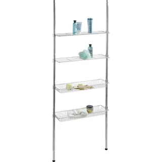 Wenko Teleskopregal Ellera silber 71,0 x 20,0 x 65,0 - 285,0 cm