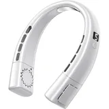 Tragbarer Nackenventilator, Wiederaufladbarer, Klingenloser Nackenventilator, Mehrere Windgeschwindigkeiten, Leiser Usb-nackenventilator Ohne Rotorblätter, 360°-luftauslass