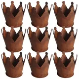 UNUS Rostkrone Ø6,5 in Braun | Gr.: Anzahl: 9 Stück