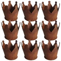 UNUS Rostkrone Ø6,5 in Braun | Gr.: Anzahl: 9 Stück