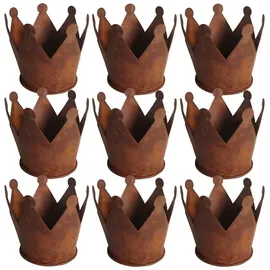 UNUS Rostkrone Ø6,5 in Braun | Gr.: Anzahl: 9 Stück