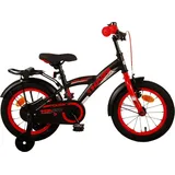 Volare Thombike Jungen 14 Zoll Schwarz Rot