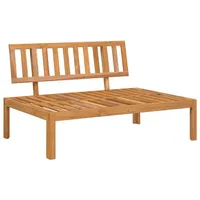 VidaXL Garten-Mittelsofa aus Paletten Massivholz Akazie