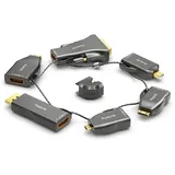 PureLink HDMI-Adapterring 4K mit sechs Adaptern Schwarz