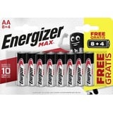 Energizer Max langlebige Alkali-Leistung, 12 x AA-Batterien