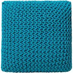 Pouf seeblau ⌀ 50 cm CONRAD