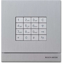 Busch-Jaeger, Zutrittskontrolle, BJ 83100/71-660 Welcome Zutritts- kontrolle m.Tastatur edelstahl