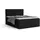 Deine Möbel 24 Boxbett, Schwarz, Holz, Holzwerkstoff, Textil, H3, 140x200 cm, Schlafzimmer, Betten, Boxspringbetten