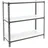 Simon Rack Simonrack Schwerlastregal, Lagerregal, 90x120x40 cm, Metallregal, Kellerregal, Biegestelle 200 kg, 3 Fachböden, Anthrazit/Weiss - Simonclick