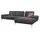W.Schillig Ecksofa "run, Designsofa mit tollem Sitzkomfort, bequem, L-Form", grau (anthrazit w82), B:299cm H:88cm T:178cm, Longlife Xtra-Leder Z73: Naturwalkleder der Luxusklasse aus den erlesensten Rohhäuten.