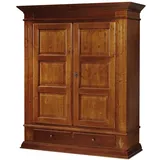 Schlafzimmer Kleiderschrank in Kirschbaumfarben Fichte Massivholz