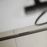 Geberit CleanLine50 Duschrinne 154447QC2 30-130 cm, schwarzchrom,