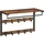 VASAGLE Wandgarderobe LCR101B01 Vintagebraun