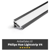 Aluminum Strip Black - Model C til Philips Hue and LIFX - 1m
