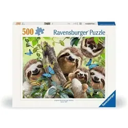 RAVENSBURGER 12000203 Puzzle 500 Teile Faultier Selfie