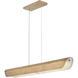 Hinkley Arco lineare LED-Pendelleuchte - Heritage Brass