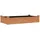 vidaXL Hochbeet mit Einsatz Massivholz Tanne 120 x 60 x 25 cm