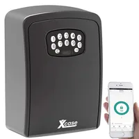 Xcase Mini-Schlüssel-Safe SAF-100.app mit Bluetooth und App, IP54