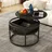 Vicco Marlo Schwarz Marmor 57 x 47,5 x 57 cm