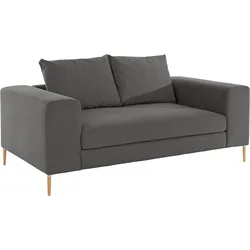 2-Sitzer OTTO PRODUCTS "Finnja", grau, B:187cm H:83cm T:103cm, Luxus-Microfaser: aus recycleten Textilien (100% PES), Sofas, 2-Sitzer-Sofa, mit Recycling-Bezug