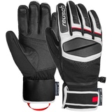 Reusch Mastery Herren Handschuhe, 7745 Black/White/Fire Red, 9.5 EU