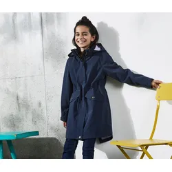 Tchibo - Allwetter-Trenchcoat mit recyceltem Material - Mädchen - Gr. 134/140 - dunkelblau