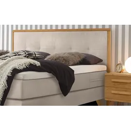 Hasena Boxspringbett 140-180 cm Braun / beige Liegefläche:160 x 200 cm, Topper:Base-Topper