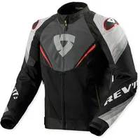 RevIt! Revit Quantum 3 Air Textiljacke - Schwarz/Grau/Rot /