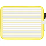 TimeTex Schreibübungs-Whiteboard 28 cm x 21,5 cm Grau
