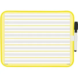 TimeTex Schreibübungs-Whiteboard 28 cm x 21,5 cm Grau