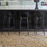 Barstühle Kartell, Masters, Schwarz, für Wohnzimmer, Kunststoff, Design - 49 - 52 - 99