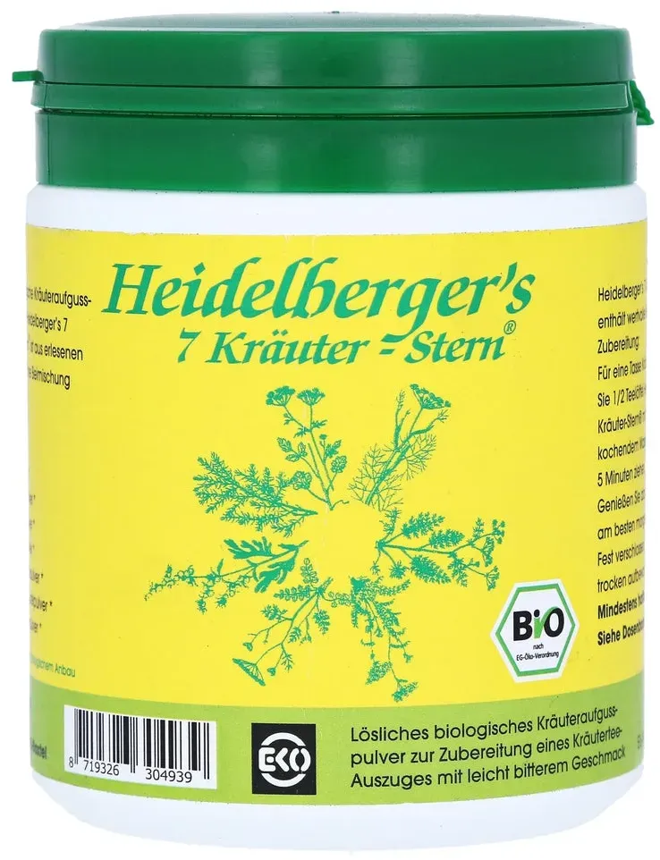 BIO Heidelbergers 7 Kräuter Stern Tee 250 g