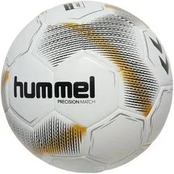 hummel hmlPRECISION Match Fußball 9152 - white/black/gold 5