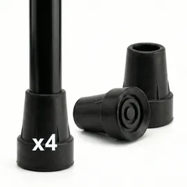 PEPE Mobility Krücken Gummi 22 mm Gehstock Schwarz