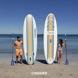 huiike Stand Up Paddling Board 305 x 84 x 15 cm blau