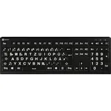 LogicKeyboard XL-Print Astra2 BL Keyboard dt. (PC) (DE, Kabelgebunden), Tastatur, Weiss