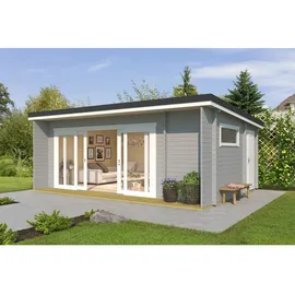 Lasita Maja Gartenhaus 6 x 4 m Grau