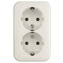 Busch-Jaeger Doppelsteckdose 11 W Weiß 2 St.