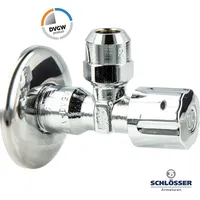 Schlösser Js Profi Eckventil 1/2 Zoll Handwerkerqualität DVGW Messing